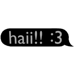 haii!! :3 text