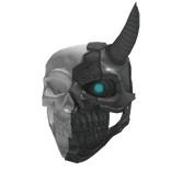 Half Cybernetic Skull