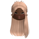 Half Up Blonde Hair w/ Makeup