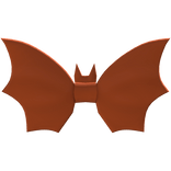 Halloween Bat Bow Tie - Orange