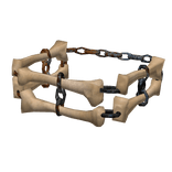 Halloween bone bracelet with a chain L