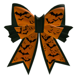 Halloween bow [Dark green/Orange]