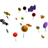 Halloween Candy Aura - 3D Spooky Lollipops