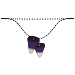 Halloween Candy Corn Necklace (Huckleberry)