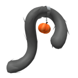 🐈 Halloween Cat Tail Grey