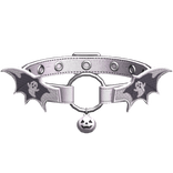 Halloween Choker w/ Bat Wings + Pumpkin