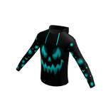 Halloween Cian Sweatshirt Black Pumpkin Glow Bat