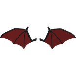 Halloween Cool Bat Wings - Red