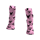 Halloween Cozy Bats Pink Leg Warmers