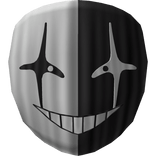 Halloween Creepy Black and White Clown Scary Mask
