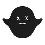 Halloween Cute Anime Ghost Pet (Black & White) [R]