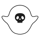 Halloween Cute Anime Ghost Pet (White & Black) [R]