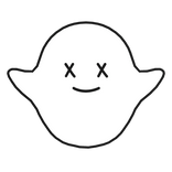 Halloween Cute Anime Ghost Pet (White & Black) [R]