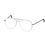 Halloween Ghostly Glowing Aviator Shades Glasses