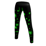 Halloween Green Pants Black Pumpkin Glow Hacker