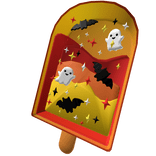Halloween Ice Cream - Spooky Ghost Bat Popsicle