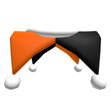 Halloween Jester Collar (Black & Orange)