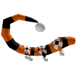Halloween Jester Tail (Black & Orange)