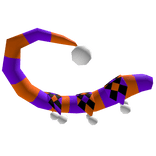 Halloween Jester Tail (Purple & Orange)