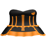 🐈‍⬛Halloween Lace Witch Dress in Black & Orange