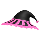 🐈‍⬛Halloween Lace Witch Hat in Black & Pink