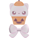 halloween | adorable pumpkitty hairclip