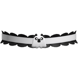 halloween | cute little scared ghost choker