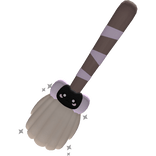 halloween | purple adorable witch kitty broom