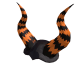[HALLOWEEN] Orange and Black Horns