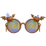 Halloween Orange Witch Glasses