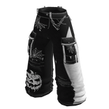 Halloween Puffy Pants (White)