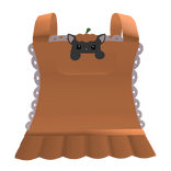 Halloween Pumpkin Kitty Overalls