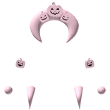 Halloween Pumpkins Pink Piercing