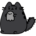 Halloween Pusheen Ghost Shoulder