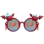 Halloween Red Witch Glasses