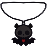 Halloween Skeleton Bat Pendant