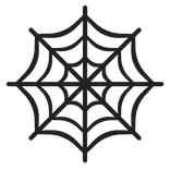  Halloween Spider Web Hair Clip (L) 🕸️