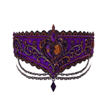 ! Halloween Vkei Gothic Eyes Mask - Purple Orange