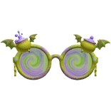 Halloween Yellow Witch Glasses
