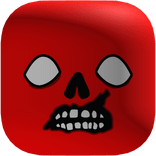 Halloween ZOMBIE Face [RED] 🎃