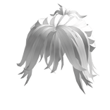 Halp Up Half Down Hair White