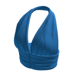 Halter Crop Top Blue