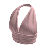 Halter Crop Top Light Pink