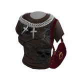 Goth Shirt w/ hand-bag & Chain