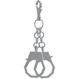Handcuffs Waist Decoration
