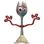 Handmade Spork Toy Shoulder Pal