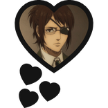 Hange Zoe Thinking Hearts Attack On Titan