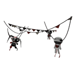 hanging puppet dolls ; red