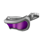 Hanging Purple Racing Goggles