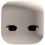 ♡ happy anime face mask